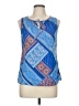Crosby 100% Rayon Blue Sleeveless Blouse Size M - photo 1