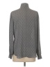 Ann Taylor 100% Polyester Gray Long Sleeve Blouse Size S - photo 2