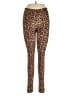 Assorted Brands Animal Print Brown Leggings Size M - photo 1