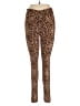 Assorted Brands Animal Print Brown Leggings Size M - photo 2