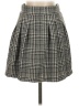 Candie's Plaid Gray Casual Skirt Size 3 - photo 1