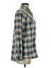 L.L.Bean Plaid Teal Long Sleeve Button-Down Shirt Size S - photo 4