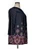 New Directions Blue 3/4 Sleeve Blouse Size 1X - photo 4