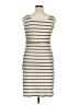 Unbranded Stripes Ivory Casual Dress Size XL - photo 2