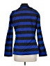 Sandro Sportswear 100% Polyester Stripes Blue Coat Size Med (2) - photo 2
