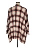 Assorted Brands Plaid Tan Pink Poncho Size XL (estimated) - photo 2