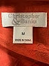 Christopher & Banks 100% Polyester Orange Long Sleeve Blouse Size M - photo 8