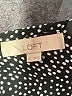 Ann Taylor LOFT 100% Polyester Polka Dots Black Long Sleeve Blouse Size S - photo 7