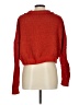 No Comment 100% Polyester Red Pullover Sweater Size L - photo 2