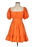 Shein 100% Polyester Orange Casual Dress Size S - photo 1