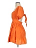 Shein 100% Polyester Orange Casual Dress Size S - photo 5