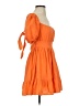 Shein 100% Polyester Orange Casual Dress Size S - photo 4