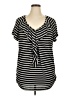 Lena Black Short Sleeve Blouse Size 14 - 16 - photo 1