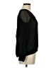 Aryn K. Black Long Sleeve Blouse Size M - photo 4
