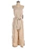 Lulus 100% Polyester Solid Tan Jumpsuit Size M - photo 1
