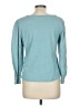 Time and Tru 100% Cotton Teal Pullover Sweater Size M - photo 2