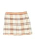 Gap 100% Cotton Plaid Tan Skirt Size 7 - 8 - photo 1