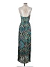 Lulumari Print Teal Cocktail Dress Size S - photo 2