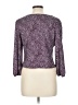 the general good Purple 3/4 Sleeve Blouse Size L - photo 2