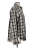 Zara Plaid Gray Long Sleeve Button-Down Shirt Size XS - photo 4