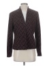 Kasper Chevron-herringbone Burgundy Blazer Size 4 - photo 1