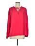 Maison d' Amelie 100% Polyester Red Long Sleeve Blouse Size M - photo 1
