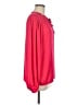 Maison d' Amelie 100% Polyester Red Long Sleeve Blouse Size M - photo 4