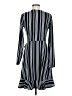 Justify Stripes Black Casual Dress Size M - photo 2