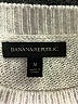 Banana Republic Stripes Silver Pullover Sweater Size M - photo 7