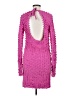 H&M 100% Polyester Pink Cocktail Dress Size M - photo 2