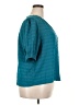 Worthington Teal Short Sleeve Blouse Size XXL - photo 4