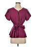 Assorted Brands Burgundy Casual Dress Size XS - photo 1