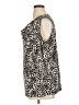 Nine West Animal Print Ivory Gray Long Sleeve Blouse Size 1X - photo 5