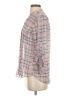 Kut from the Kloth 100% Polyester Plaid Pink 3/4 Sleeve Blouse Size XS - photo 5