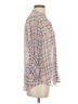 Kut from the Kloth 100% Polyester Plaid Pink 3/4 Sleeve Blouse Size XS - photo 4