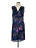 Spense 100% Polyester Paisley Blue Purple Cocktail Dress Size XS (estimated) - photo 1