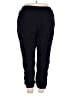 Venezia Sport Solid Black Track Pants Size 18 - 20 - photo 2