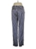 Banana Republic 100% Polyester Stripes Blue Casual Pants Size 2 - photo 2