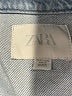 Zara 100% Cotton Blue Denim Jacket Size 11 - 12 - photo 3