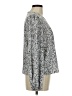 Shein 100% Polyester Animal Print Silver Long Sleeve Blouse Size 8 - 10 - photo 4
