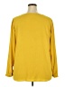 Ann Taylor LOFT 100% Polyester Yellow Long Sleeve Blouse Size 20 - photo 2