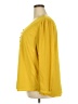 Ann Taylor LOFT 100% Polyester Yellow Long Sleeve Blouse Size 20 - photo 5