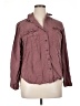 10 Tree 100% Tencel Burgundy Long Sleeve Button-Down Shirt Size XL - photo 1