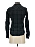 J.Crew 100% Cotton Plaid Green Long Sleeve Button-Down Shirt Size 00 - photo 2
