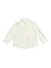 Zara Solid Ivory Long Sleeve Button-Down Shirt Size 2 - photo 1
