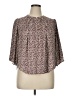 Noa Noa Brown Short Sleeve Blouse Size EU 46 / US 16 - photo 1