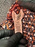 Jessica Simpson 100% Rayon Hearts Brown Jumpsuit Size XS - photo 4