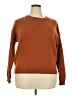 Unbranded 100% Polyester Solid Brown Pullover Sweater Size XXL - photo 1