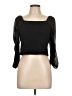 Pigalle Black 3/4 Sleeve Top Size L - photo 1