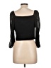 Pigalle Black 3/4 Sleeve Top Size L - photo 2